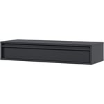 Evo - Table console - 90 cm - avec tiroir - suspendu - noir - Selsey