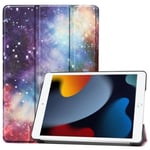 iPad 10.2" 2021/2020/2019 Tri-fold Fodral med Stativfunktion - Nebula Cosmic Space