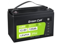 Green Cell Cube Lifepo4 125Ah 12.8V 1600Wh Lithium Iron Phosphate Battery For Camper, Solar, Off-Grid System, Boat