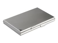 Durable Business Card Holder/Case Duo - Visitkortsfodral - Aluminium - Silver