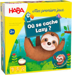 HABA - Mes premiers jeux – Où se cache Lazy ? - Jeu de société - Jeu d'animation - 4 ans et plus - 306601, Vertes