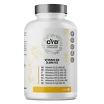 CYB | Vitamin D Tablets - Vitamin D3 2000 IU 50µg | Pure High Strength Vitamin D | 365 Tablets 1 Year Supply | Daily Vegetarian Supplement - Easy to Swallow - Gluten & Lactose Free | Laboratory Tested