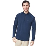 Oakley Mens Range Pullover 2.0 1/4 Zip Melange Golf Sweater 37% OFF RRP