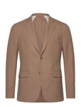 J. Lindeberg Hopper U Active Hopsack Blazer Brun