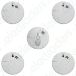 Set of 4 x  KF20 Optical Smoke Alarms & 1 x Kidde KF30 Heat Alarm