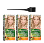 Lot de 3 crèmes de coloration pour cheveux Garnier Color Naturals toutes...