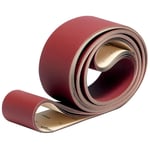 VSM - Abrasifs en bandes longues papier grains oxyde d'aluminium KP222 larg 150mm long 8m grain 80 en boîte de 10