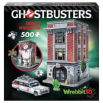 Wrebbit 3D Ghostbusters: Firehouse HeadQuaters 500 Pieces 3D Puzzle Kids Age 12+