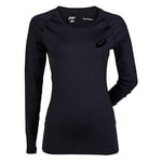 Asics Womens Black Running Top Cotton - Size Small