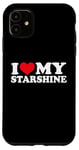Coque pour iPhone 11 J'aime mon Starshine, j'aime Starshine