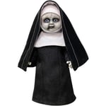 The Nun Dolls Creepy Katolska Halloween Figur Replika Cosplay Prop Skräckfilm Tvättbar Dockkläder