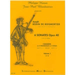 Boismortier - 6 Sonates Op 40 Vol 1 - 2 Bassons Ou 2 Cellos Ou 2 Violes