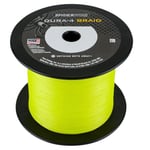 SpiderWire Dura 4, Fishing Line, Superline, , Predator Fishing, Pike, Perch, Zander, Trout, Unisex, Yellow, 0.3mm | 29kg | 63lb | 1800yd