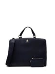 Tommy Hilfiger Sacoche Femme avec Portemonnaie, Bleu (Space Blue), Taille Unique