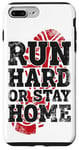 iPhone 7 Plus/8 Plus Running Runner Half Marathon Vintage Run Hard Or Stay Home Case