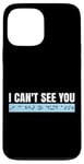 Coque pour iPhone 13 Pro Max I Can't See You Braille Lettres Braille Langue Braille