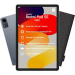 Xiaomi Tablette Pad SE 8 256GB + Etui Feutrine, Chargeur Rapide Inclus, écran 11", Batterie 8000 mAh, Caméra arrière de 8MP, Gris