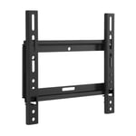 TV or Monitor Wall Mount Bracket, Black, Flat to wall for up to 39" Screens 15Kg