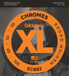 D'Addario Chromes Slipade Bassträngar ECB82
