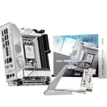 MSI MPG Z890I Edge TI WiFi Carte mère, Mini-ITX - pour processeurs Intel Core Ultra (série 2), LGA 1851 - VRM SPS 110A, Mémoire DDR5 (8600+MT/s OC), PCIe 5.0 x16, M.2 Gen5, Wi-FI 7, 5G LAN