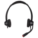 New 2.5mm Office Headset Dual Ear Telephone Headphone With Noise Cancelling Mic