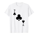 Seven of Clubs Costume T-Shirt Halloween Deck of Cards Shirt