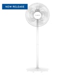 Climatik 16-Inch 5 Blade Pedestal Fan, 3 Speeds, UK Seller