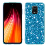 Xiaomi Glitter Redmi Note 9 Pro Max / 9s Suojakotelo - Sininen Tummansininen