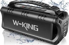 W-KING Bluetooth Speaker, 30W Portable Wireless Loud Speakers, IPX6 Waterproof O