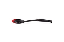 Le Creuset Professional Silicone Edge Slotted Spoon, Silicone/Nylon, Cerise, 93100300060008