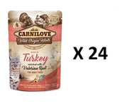 Säilyke kissoille Carnilove Turkey Valeriana, 24 x 85 g