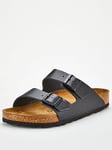 Birkenstock Men's Arizona Smooth Leather Sandal - Black, Black, Size Uk7.5=Eu41, Men