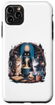 Coque pour iPhone 11 Pro Max Whiskered Wizardry : Cats Magic & Meows