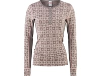 Brubeck Termobluse For Kvinner Kari Traa Rose Ls Taupe Str. M