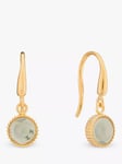 Auree Barcelona Birthstone Gold Vermeil Drop Earrings