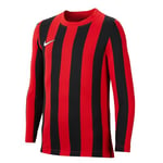 Nike Strp Dvsn IV Jsy T-shirt à manches longues unisexe pour enfant, Mixte enfant, CW3825-658, Rouge/noir/blanc, 13-15 ans