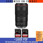 Canon RF 100mm f/2.8L Macro IS USM + 2 SanDisk 64GB Extreme PRO UHS-II SDXC 300 MB/s + Guide PDF '20 TECHNIQUES POUR RÉUSSIR VOS PHOTOS