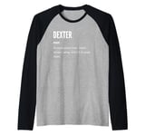 Dexter Gifts, Noun, An Exceptional Man Raglan Baseball Tee