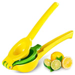 Readcly - Presse agrume métallique 2-en-1 citron et lime-Presse-agrumes manuel pour citron orange, citron vert, agrumes, extraction sûre, plus rapide