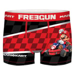 Boxer classique coupe fermée Junior Garçon Freegun noir Mario Kart