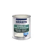 Sikkens - Peinture Laque Intérieure Bois et Fer - Résistance maximale aux taches et rayures - Satin Ivoire 0,75 L