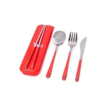 Liverpool Cutlery & Chopsticks Set - Röd - Liverpool FC, storlek One Size