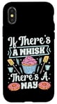 iPhone X/XS Bake Baking Whisk Pun Cupcake If There's A Whisk There's A Case