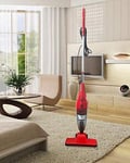 Belaco All in 1 corded Upright Vacuum Cleaner Red 700W handheld stick bagless