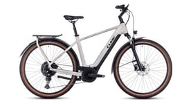 Vtc electrique cube touring hybrid pro 500 shimano deore 11v 500 wh 700 mm argent pearly 2023