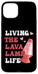 Coque pour iPhone 15 Plus Lampe à lave Life Collector années 70 hippie vintage