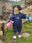 JoJo Maman Bebe JOJO MAMAN BÉBÉ Navy Waterproof Fleece Lined All In One Up To 3 mths Mths