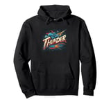 Thunder and Clouds for rock'n roll Music Lovers Pullover Hoodie