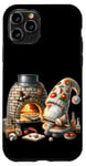 Coque pour iPhone 11 Pro Pizza Baker Dad Gnome With Hot Stone Pizza Oven Italy Travel