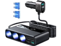 Joyroom 9in1 154W 3x12V, PD USB typ-C, QC3.0 USB-A, 4xUSB-A billaddare JR-CL06